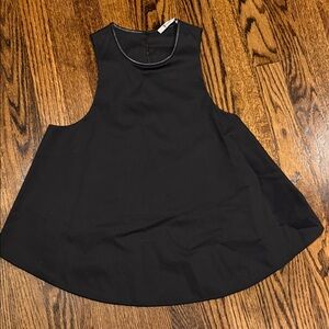T by Alexander Wang Black A-Line Swing Tank Top